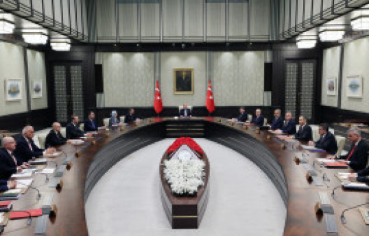Turkish government meeting held under Erdoğan's chairmanship