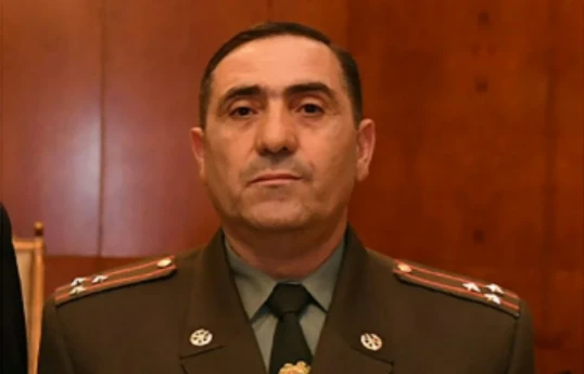 Major General Armen Arutyunyan, former chief of Department of Rocket Forces and Artillery of Armenia’s Armed Forces