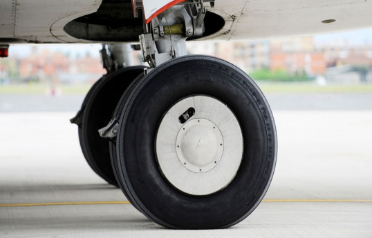 Cargo plane's landing gear catches fire during landing at Russia's Mineralnye Vody airport