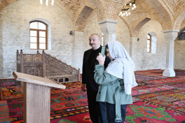 President Ilham Aliyev and First Lady Mehriban Aliyeva attended several openings and inspected construction work in Shusha-UPDATED 