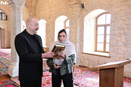 President Ilham Aliyev and First Lady Mehriban Aliyeva attended several openings and inspected construction work in Shusha-UPDATED 