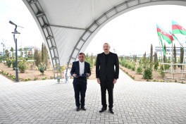 President Ilham Aliyev and First Lady Mehriban Aliyeva attended opening of the first phase of Sarijali Village in Aghdam-UPDATED 