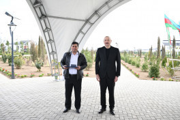 President Ilham Aliyev and First Lady Mehriban Aliyeva attended opening of the first phase of Sarijali Village in Aghdam-UPDATED 