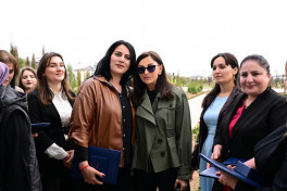 President Ilham Aliyev and First Lady Mehriban Aliyeva attended opening of the first phase of Sarijali Village in Aghdam-UPDATED 