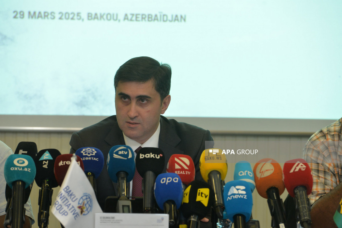 Abbas Abbasov, the Executive Director of the Baku Initiative Group (BIG)