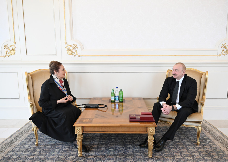 President Ilham Aliyev presented “Istiglal” Order to Shafiga Mammadova -UPDATED 