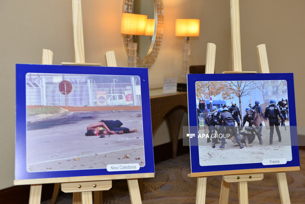 Exhibition held at international conference "Colonialism: Erasure of Religious and National Identity" in Baku -PHOTO 