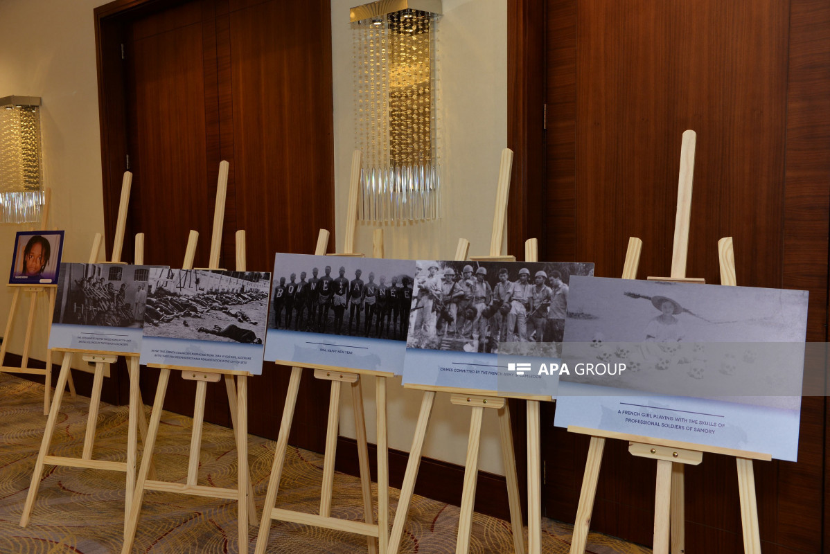 Exhibition held at international conference "Colonialism: Erasure of Religious and National Identity" in Baku -PHOTO 