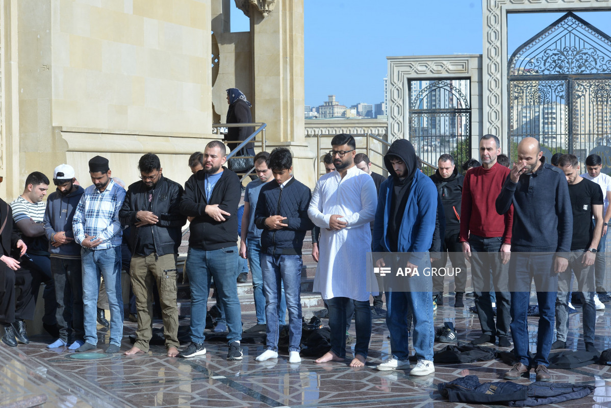 Eid prayers are being performed in mosques to mark the end of the month of Ramadan-PHOTOSESSION 