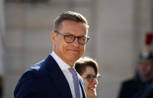 Finland's President Alexander Stubb
