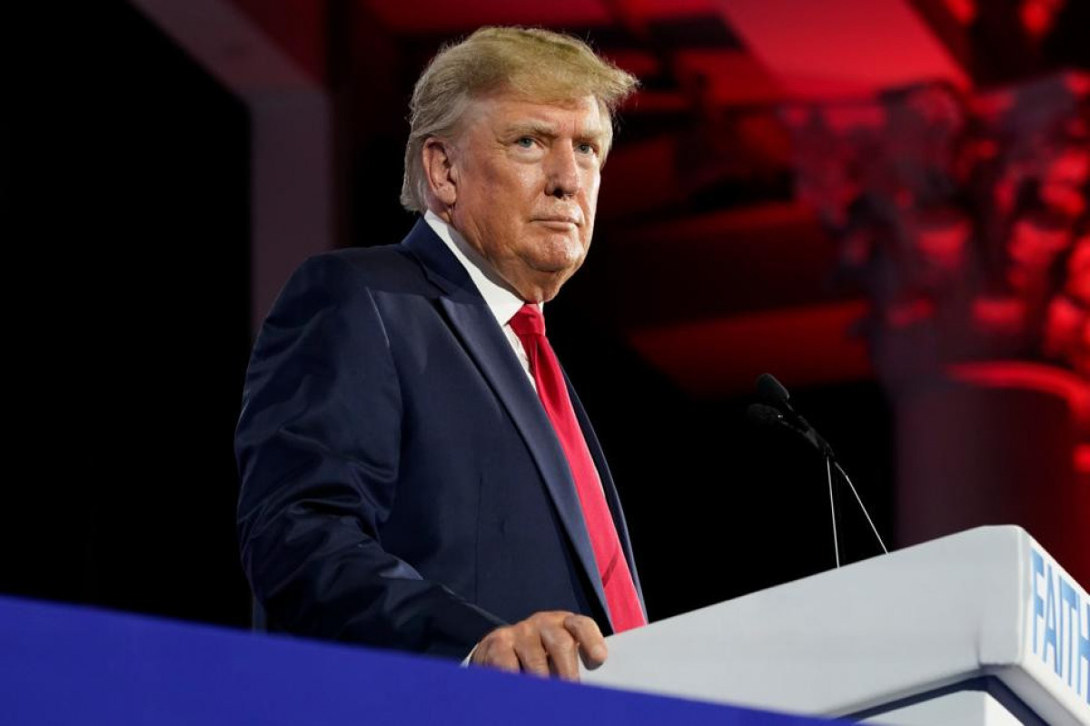 Donald Trump, US president
