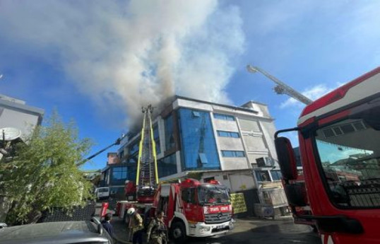 Fire extinguished at textile factory in Istanbul-PHOTO -VIDEO -UPDATED 