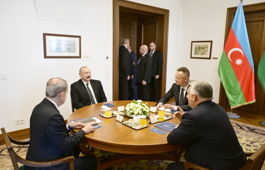 President of Azerbaijan Ilham Aliyev held limited format meeting with Prime Minister of Hungary in Budapest
