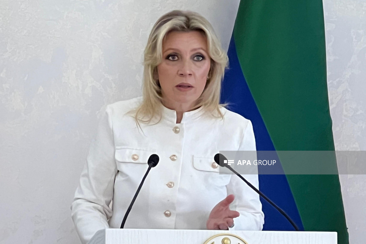 Russian Foreign Ministry spokesperson Maria Zakharova