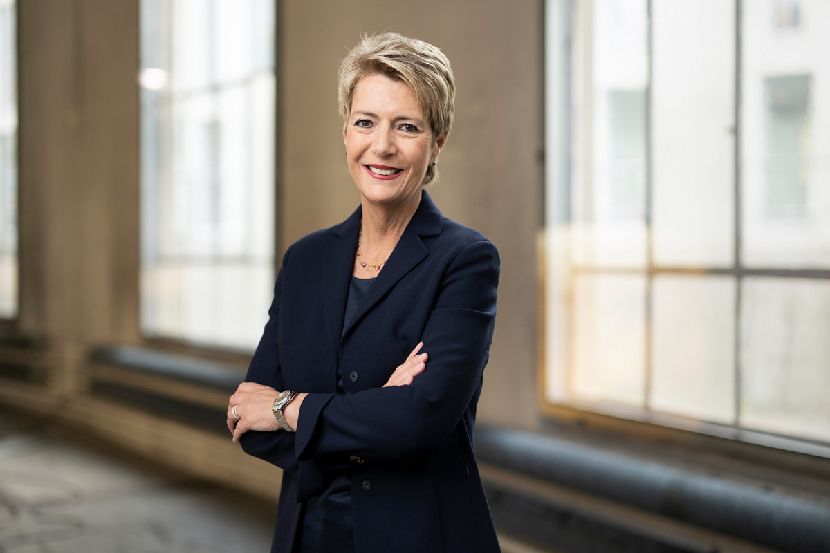 President of the Swiss Confederation, Karin Keller-Sutter