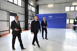President Ilham Aliyev attends opening of "LATIFA" Lachin garment factory-UPDATED 