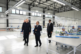 President Ilham Aliyev attends opening of "LATIFA" Lachin garment factory-UPDATED 