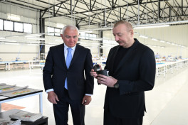 President Ilham Aliyev attends opening of "LATIFA" Lachin garment factory-UPDATED 