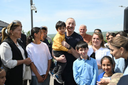 President Ilham Aliyev met with residents in Lachin -PHOTO  -UPDATED 