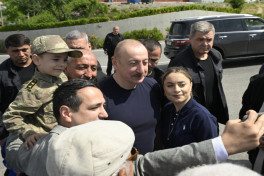 President Ilham Aliyev met with residents in Lachin -PHOTO  -UPDATED 