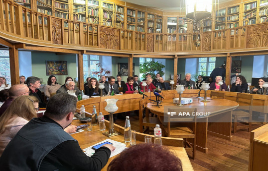 International conference dedicated to 140th anniversary of the birth of Uzeyir Hajibeyli was held in Moscow-PHOTO 