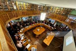 International conference dedicated to 140th anniversary of the birth of Uzeyir Hajibeyli was held in Moscow-PHOTO 
