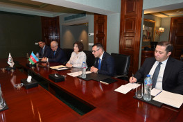 Speaker of the Milli Majlis Sahiba Gafarova met with the President of the Arab Parliament