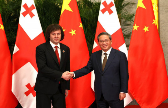 Georgian Prime Minister Irakli Kobakhidze, Premier of the People's Republic of China Li Keqiang