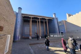 Azerbaijani journalists visited "Ichan-Kala" State Museum-Reserve in Khiva-PHOTO 