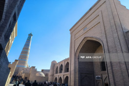 Azerbaijani journalists visited "Ichan-Kala" State Museum-Reserve in Khiva-PHOTO 