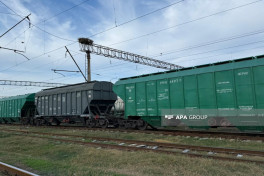Train carrying Russian grain for Armenia dispatched from Azerbaijan to Georgia -PHOTO -VIDEO 