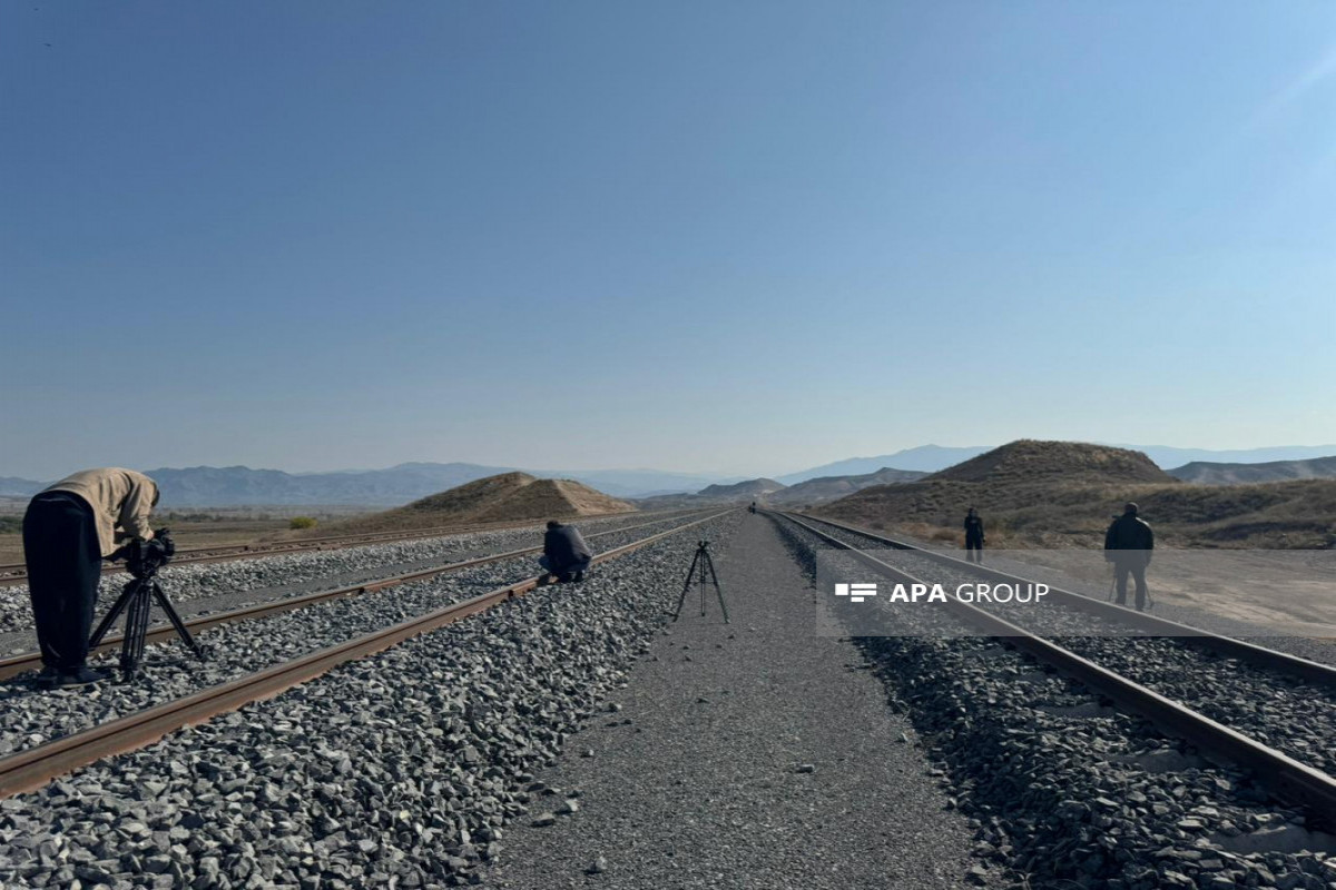Azerbaijan Railways official reveals work on Horadiz–Aghband railway construction project -PHOTO 