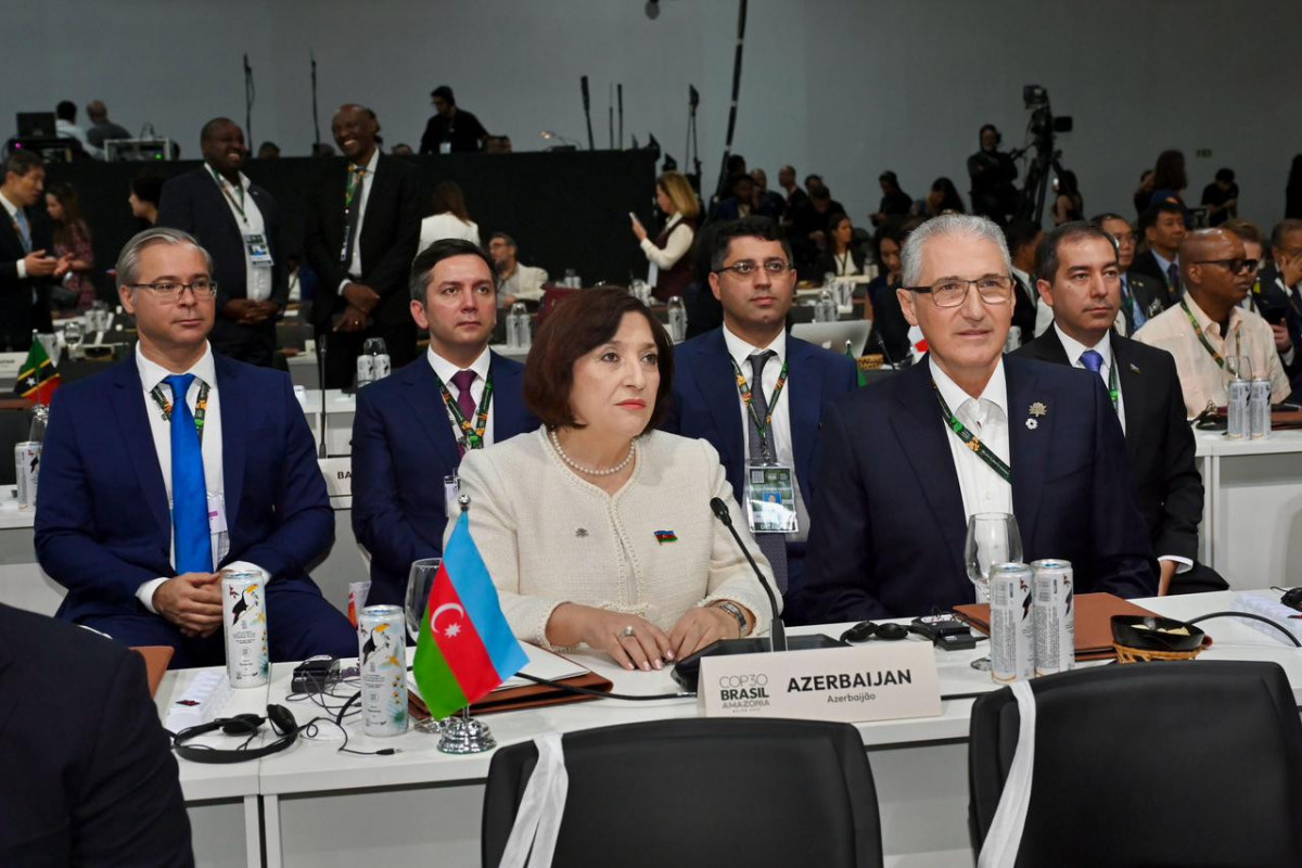 Speaker of Azerbaijani Parliament attends COP30 leaders