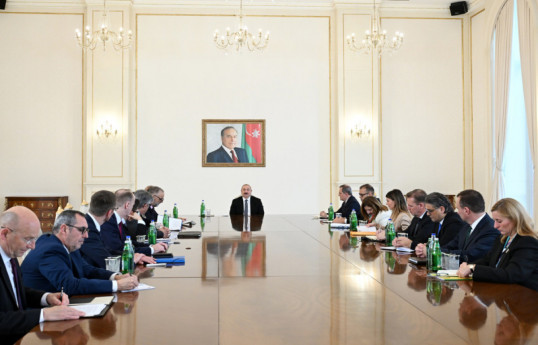 President Ilham Aliyev received NATO delegation