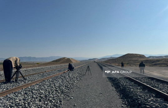Azerbaijan Railways official reveals work on Horadiz–Aghband railway construction project -PHOTO 