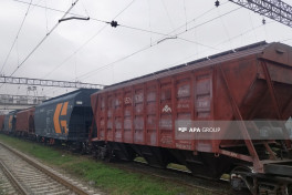 Train loaded with Kazakh grain departs from Azerbaijan to Armenia-PHOTO -UPDATED 