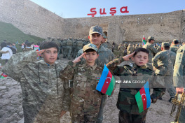 Military march held in Shusha to mark fifth anniversary of Victory -PHOTO 