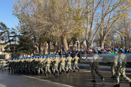 Military march held in Shusha to mark fifth anniversary of Victory -PHOTO 