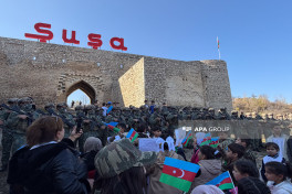 Military march held in Shusha to mark fifth anniversary of Victory -PHOTO 