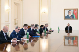 President Ilham Aliyev received NATO delegation