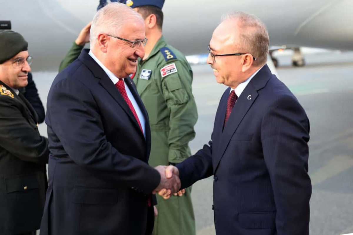 Turkish National Defense Minister Yaşar Güler, Turkish Ambassador to Azerbaijan Birol Akgün