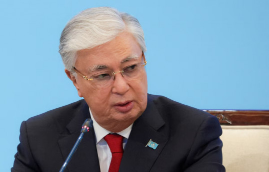 Kazakh President Kassym-Jomart Tokayev
