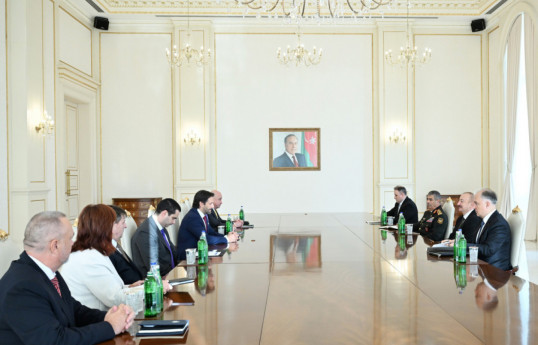 President Ilham Aliyev received delegation led by Deputy Prime Minister of Slovakia