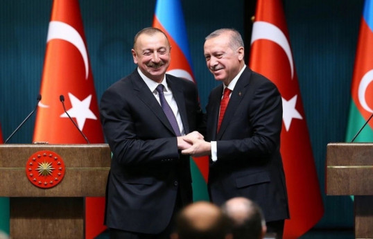 Ilham Aliyev, President of the Republic of Azerbaijan, and President of the Republic of Türkiye, Recep Tayyip Erdoğan