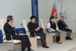 First panel session was held at conference "Proper application of norms of Azerbaijani literary language in media"-PHOTO 