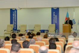First panel session was held at conference "Proper application of norms of Azerbaijani literary language in media"-PHOTO 