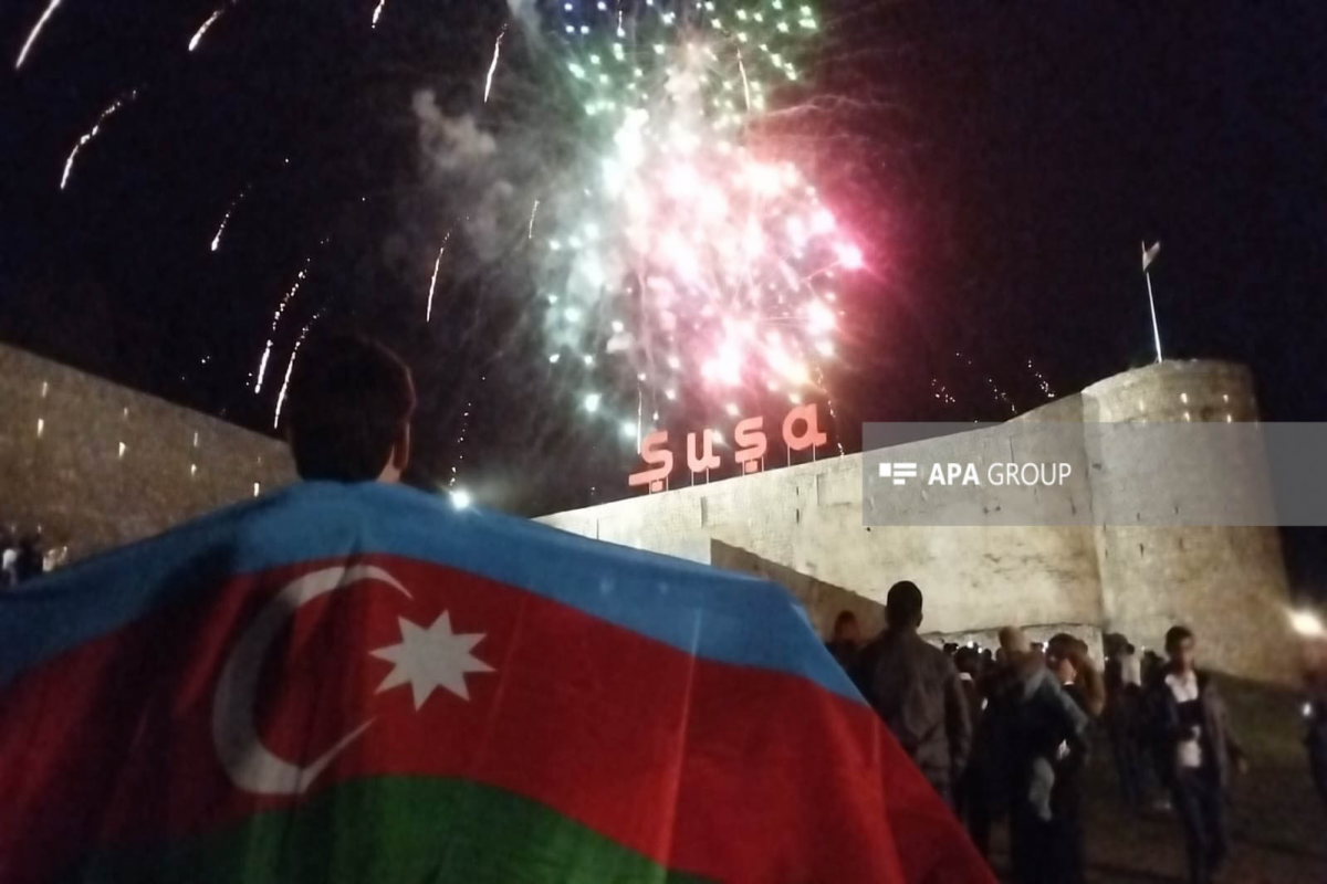 Azerbaijan’s Shusha celebrates Victory Day with fireworks -PHOTO -VIDEO 