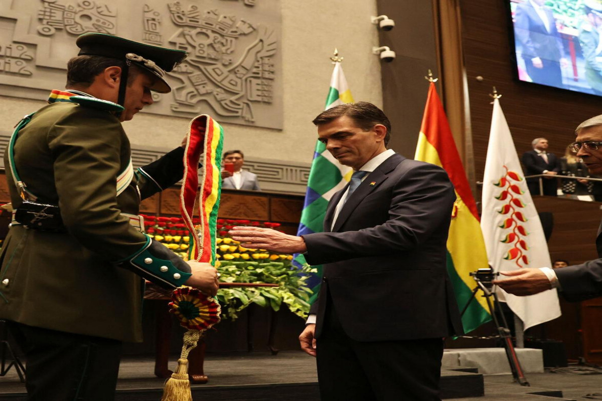 Rodrigo Paz sworn in as president of Bolivia