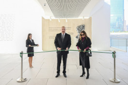 Victory Museum opened in Baku President Ilham Aliyev and First Lady Mehriban Aliyeva attended event - PHOTO 