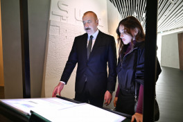 Victory Museum opened in Baku President Ilham Aliyev and First Lady Mehriban Aliyeva attended event - PHOTO 